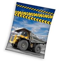 Sweet Home Werkvoertuig fleece plaid - 130 x 170 cm - thumbnail