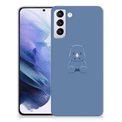 Samsung Galaxy S21 Plus Telefoonhoesje met Naam Baby Rhino Samsung Galaxy S21 Plus Telefoonhoesje met Naam Baby Rhino