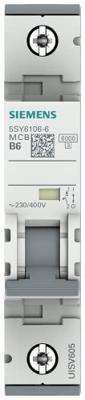 Siemens 5SY61066 5SY6106-6 Zekeringautomaat 6 A 230 V, 400 V