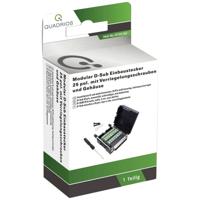 Quadrios 2010C260 D-sub stekker Aantal polen: 25 Schroeven 1 set(s) - thumbnail