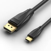 Adapter USB-C naar DisplayPort Vention CGYBH Zwart 2 m - thumbnail