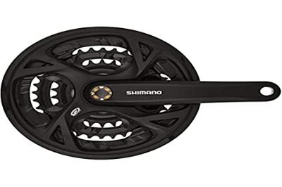 Crankstel 3 x 9 speed Shimano Altus FC-M371 met 175mm crankarm 48-36-26T - zwart