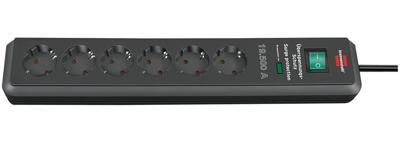 Brennenstuhl Secure-Tec 19.500A stekkerdoos met overspanningsbeveiliging 6-voudig - thumbnail