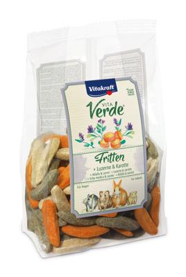 Vitakraft Vita Verde Fritten knaagdierensnack alfalfa & wortel 200g