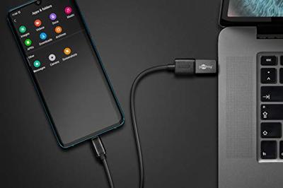 USB 3.2 GEN 1 (USB3.0) USB-C stekker - USB-A (F) naar USB-C (M) - 5Gbit/s - USB adapter - Grijs