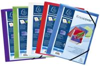 Elastomap exacompta kreacover a4 3 klep pp assorti | 5 stuks - thumbnail