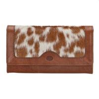 Micmacbags Portemonnee met Vachtje Legacy RFID Cognac - thumbnail