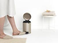 Brabantia pedaalemmer 3l metalic gold - thumbnail