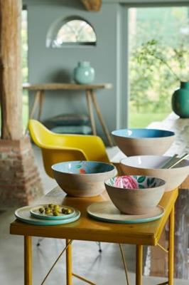 Pip Studio Blushing Birds Cappuccino Kop & Schotel Khaki