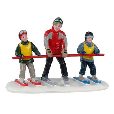 Lemax bunny slope beginners kerstdorp figuur type 3 Vail Village 2021