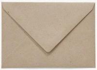 Envelop papicolor ea5 156x220mm kraft grijs | 75 stuks - thumbnail