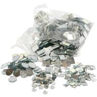 Creativ Company Spiegel mozaiek tegels, d 10-18 mm, dikte 2 mm, 1900 stuk/ 1 doos - thumbnail