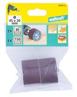 Wolfcraft 2038000 Schuurhuls Korrelgrootte (num) 80, 150 (Ø x h) 45 mm x 30 mm 1 stuk(s) - thumbnail