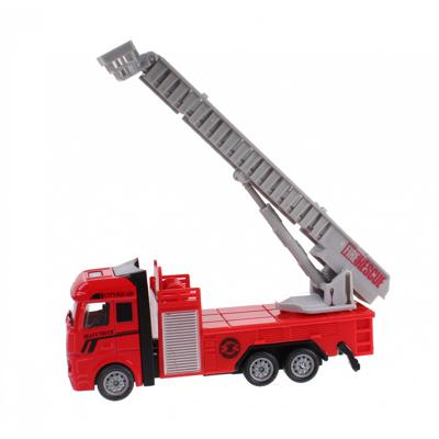Free and Easy ladderwagen 12,5 cm rood Free and Easy ladderwagen 12,5 cm rood