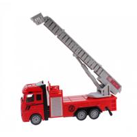 Free and Easy ladderwagen 12,5 cm rood - thumbnail