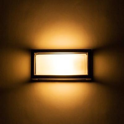 Brick Muurlamp Zwart