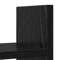 VidaXL Bureau organizer zwart eiken 34,5 x 15,5 x 35,5 cm bewerkt hout - thumbnail