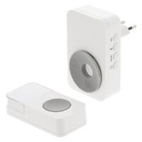 Witte draadloze deurbel met 36 melodieën, 150m bereik en 85dB... - thumbnail