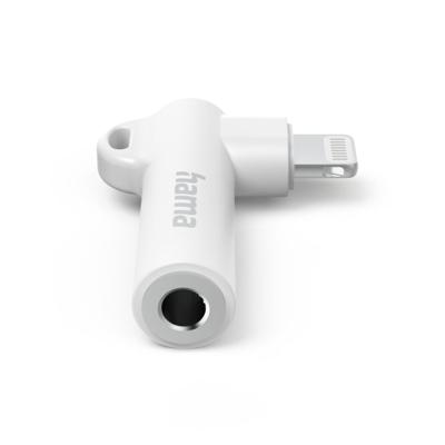 Hama Aux-Adapter 90° Hoekstekker Lightning Wit Hama Aux-Adapter 90° Hoekstekker Lightning Wit