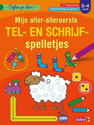 Oefen je slim! Mijn aller-allereerste tel- en schrijfspelletjes - Znu - Paperback (9789044750065)