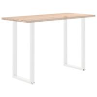 Bartafelpoten 2 st U-vormig 60x(110-111) cm staal wit - thumbnail