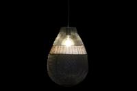 Plafondlamp DKD Home Decor Zwart Metaal Bruin 50 W 32 x 32 x 43 cm - thumbnail