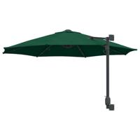 Tuinparasol Groen en Zwart 248 x 248 x 148 cm - thumbnail