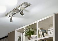 Eglo Led plafondspotZeraco 4-lichts led nikkel mat - 93678 - thumbnail