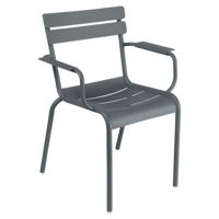 Fermob Luxembourg tuinstoel met arm Storm grey - thumbnail
