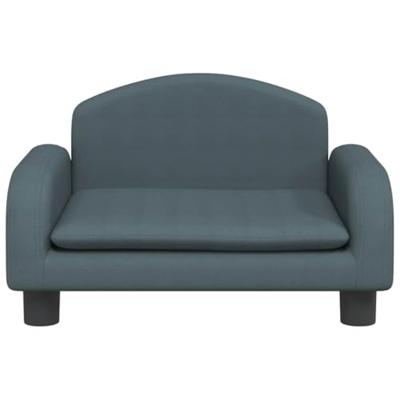 Hondenmand 50x40x30 cm stof donkergrijs