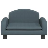 Hondenmand 50x40x30 cm stof donkergrijs - thumbnail