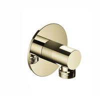 Wanduitlaat Hotbath Cobber Gepolijst Messing PVD - thumbnail