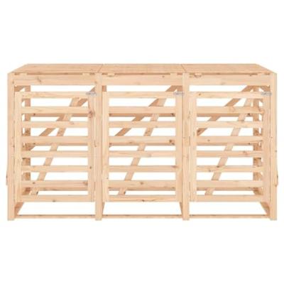 Containerberging drievoudig massief grenenhout