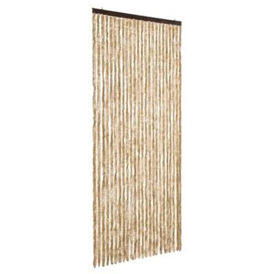 VidaXL Vliegengordijn 100x200 cm chenille beige