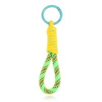 Fluorescerende Lanyard Strap Voor Sleutels - Groen Geel Turqoise - thumbnail