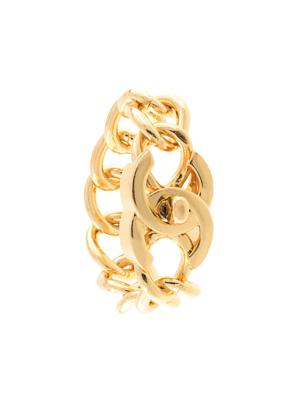 Chanel Pre-Owned CC Turnlock Motif Chain Bracelet - GOLD