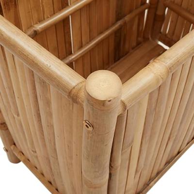 VidaXL Plantenbak 50x30x50 cm bamboe