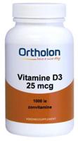 Ortholon Vitamine D3 25 mcg Softgels - thumbnail