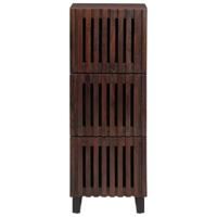 Hoge kast 40x34x110 cm massief mangohout bruin - thumbnail