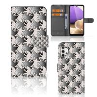 Samsung Galaxy A32 4G | Telefoonhoesje | Met pasjeshouder | Salamander Grey - thumbnail