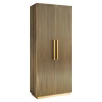 Richmond Opbergkast 'Ironville' Brass, 191 x 80cm - thumbnail