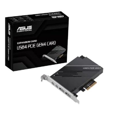 ASUS USB4 PCIe Gen4 Card interfacekaart/-adapter Intern DisplayPort, USB Type-C ASUS USB4 PCIe Gen4 Card interfacekaart/-adapter Intern DisplayPort, USB Type-C