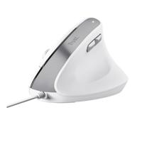 Trust BAYO II ERGONOMIC Muis Kabelgebonden Optisch Wit 6 Toetsen 2400 dpi Geïntegreerd scrollwiel - thumbnail