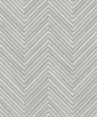 Marburg Travertino Behang met houten Hongaarse punt motief - 33374