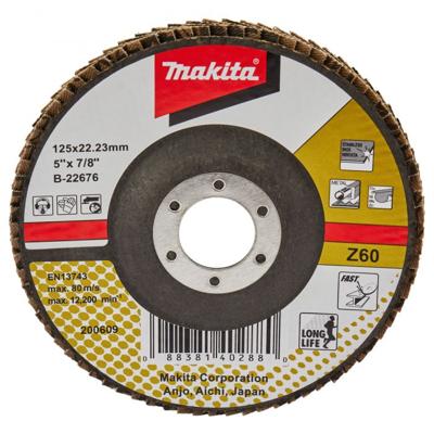 Makita Accessoires Lamellenschuurschijf 125mm Z60 - B-22676 - B-22676