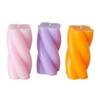 Boltze Home Kaars twist gedraaide kaars h14cm - thumbnail
