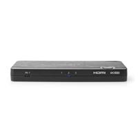HDMI-Converter | USB-C Female / 2x HDMI Input / 4x USB A Female | 1x HDMI Output | 1-weg | 4K@60Hz | 18 Gbps | ABS | Antraciet - thumbnail