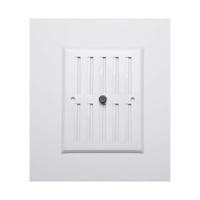Rooster Fepre Aanpasbaar Aluminium Wit (17 x 13 cm) - thumbnail
