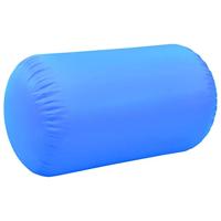 Gymnastiekrol met pomp opblaasbaar 100x60 cm PVC blauw - thumbnail