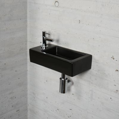 Wiesbaden Fonteinset Mat Zwart Color Chroom - Fonteinset Met Amador Kraan Wiesbaden Fonteinset Mat Zwart Color Chroom - Fonteinset Met Amador Kraan